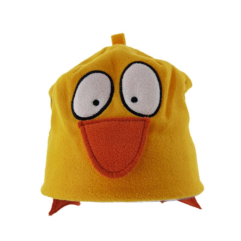 Детские шапки; Милые теплые шапки с животным лицом; Зимняя детская флисовая Шапочка с вышивкой