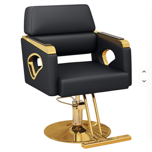 Hot Sale Durable Leather Barber Shop Man Barber Chair with Height Adjustable Reclining Function Multi-Function Salon Furniture - Product Image 1