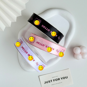 Hot Bán Sang Trọng 2.5Cm 20 Sân Polyester Gói Quà Tặng <span class=keywords><strong>Satin</strong></span> Ribbon Cuộn Bán Buôn Tùy Chỉnh Trang Trí Dễ Thương Ruy Băng Cho Cung - Product Image 5