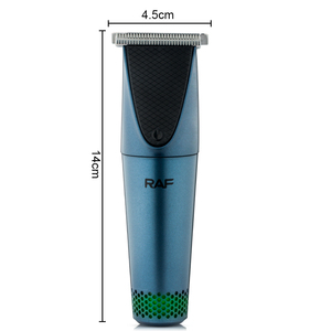 Tondeuse à cheveux professionnelle sans fil rechargeable Raf avec réglage de la longueur, 6W, écran LCD, rasoir pour homme - Product Image 6