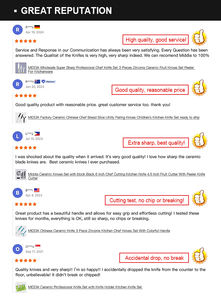 سكين السيراميك للأسماك وقاطع تقشير الاسماك مع غمد محمول لعمل السوشي والساشيمي أدوات التخييم 6 بوصة - Product Image 6