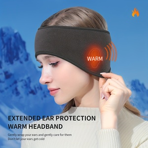 JX Custom moto manicotto da sci <span class=keywords><strong>fascia</strong></span> per capelli atletico da uomo in pile corsa sportiva da donna <span class=keywords><strong>fascia</strong></span> per la testa invernale <span class=keywords><strong>fascia</strong></span> per la testa bandane etniche - Product Image 6