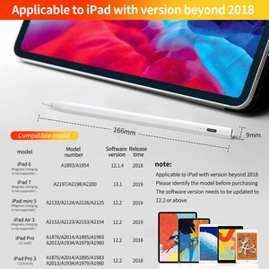 Nhanh Phí 3 Ánh Sáng Máy Tính Bảng Cảm Ứng Bút Hoạt Động 2nd Thế Hệ Lòng Bàn Tay Từ chối Nghiêng Bút Stylus Bút Cho Apple iPad Không Khí Pro Điện Thoại Bút Chì - Product Image 6