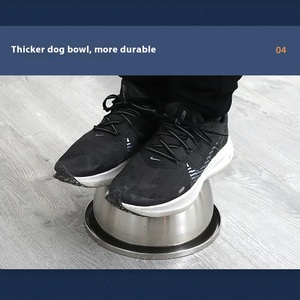 Bol pour animaux de compagnie en acier inoxydable chien outil d'alimentation fixe bol suspendu ensemble complet eau chien chat lapin bol en gros - Product Image 2