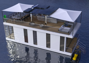 MONSTE- 40 قدمًا منزل منزلي فاخر من الألومنيوم مع محرك خارجي للرياضة والترفيه والسياحة والبحر/البحيرة ومشاهدة المعالم السياحية - Product Image 5