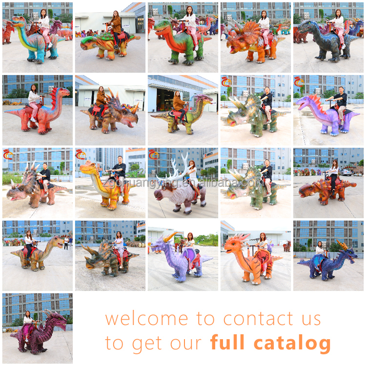 walking dinosaur rides