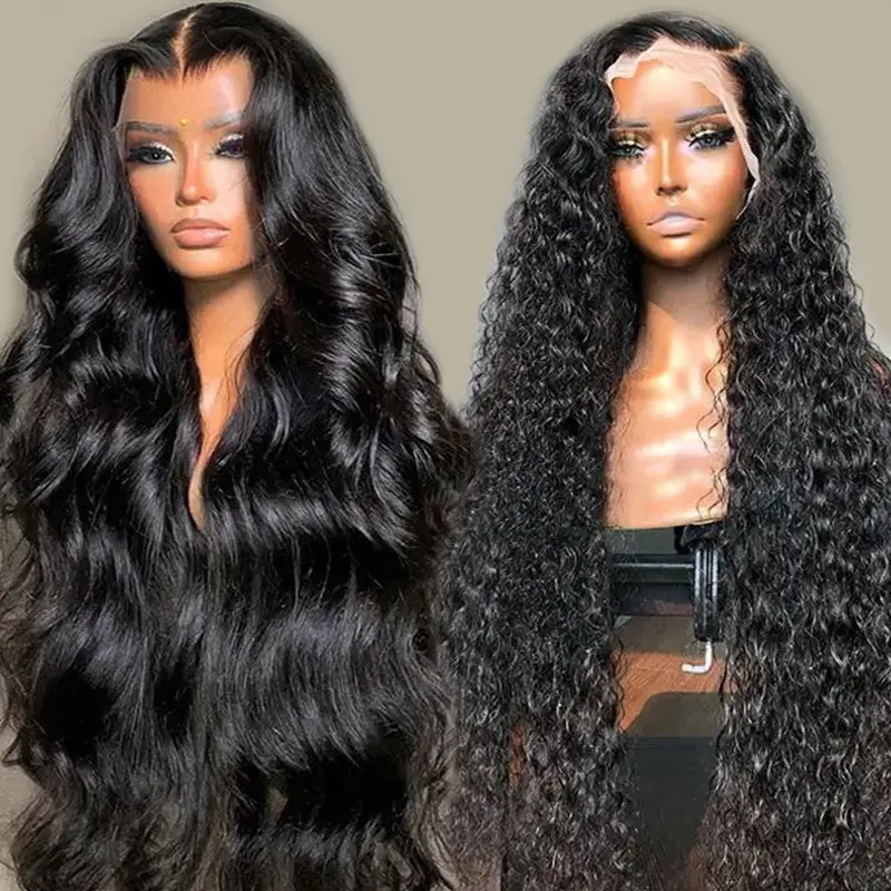 Wholesale 30 Inch 40 Inch 13X4 13X6 HD Swiss Lace Frontal Wig Raw Virgin Cuticle Aligned Vietnamese Human Hair Lace Front Wig