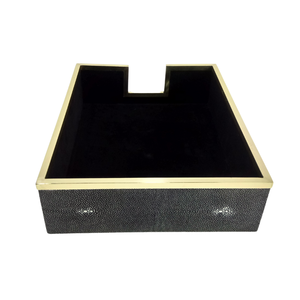 OEM/ODM MDP + L Shagreen joyería de piel sintética/sin cuello/cajas de almacenamiento de relojes - Product Image 1