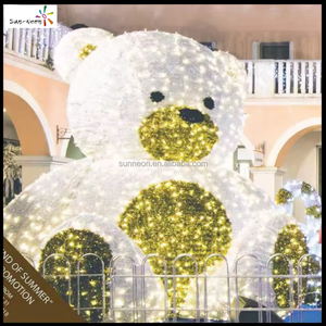 Ideas de Decoración para Festivales, Luz LED con Motivo de Oso para Decoraciones Navideñas en Exteriores - Product Image 2