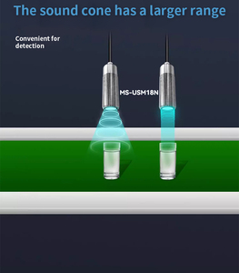 MOTEE بالموجات فوق الصوتية مستشعر ورقة مفردة ومزدوجة تناظرية الكشف عن مستوى الدقة ملليمتر 1-6 متر الاستشعار - Product Image 4
