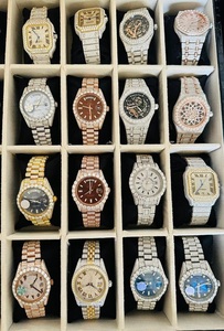 Đồng hồ Moissanite kim cương bán chạy, mặt lộ máy, kiểu dáng thời trang, chống nước, máy quartz, dành cho nữ, giá cả phải chăng - Product Image 4