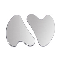 Outil de massage Gua Sha en métal en gros pour le visage et le corps, grattoir Gua Sha en acier inoxydable pour la circulation sanguine, usage commercial et domestique