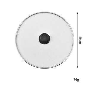 多機能イージークリーン小麦粉ふるいアンチオイルフィルターキッチンネットポットカバーハンドル付き - Product Image 5