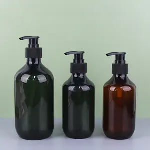 200 300 500 ml transparent cleaning pet empty hdpe plastic shampoo spray bottle with foam pump