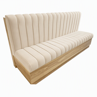 Siège rembourré en velours capitonné avec dossier, banquette pour hôtel, restaurant, café, possibilité de personnalisation