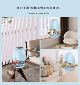 AKX <span class=keywords><strong>Mangeoire</strong></span> à oiseaux anti-éclaboussures Gamelles Cage en plastique Distributeur de nourriture pour pigeons à vendre - Product Image 6