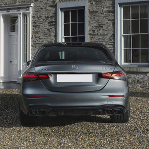 Mercedes-Benz E-Class W213 2021+ Rear Body Kit Glossy Black Silver Trim PP Material - Product Image 5