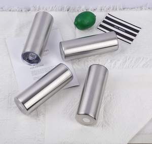 50Pack 20 Oz Straight Skinny Tumblers,Individually <b>Gift</b> <b>Boxed</b> Stainless Steel Slim Skinny Tumbler Set Bulk, for Diy, Silver - Product Image 3