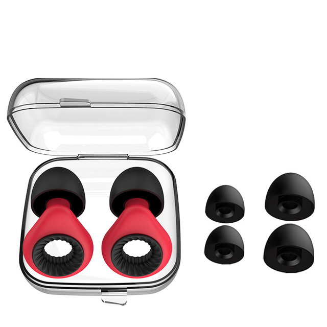 Super Soft Silicone Sleeping Earplugs for Side Sleepers, Block Snoring Noise, Comfortable Reusable Ear Plugs