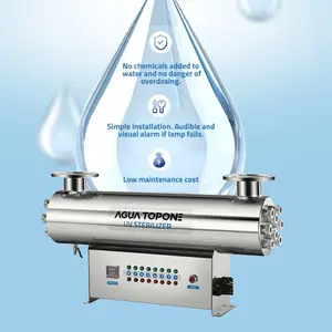 Sterilizzatore acqua industriale industriale in acciaio inox automatico filtro dell'acqua sistema di purificazione UV sterilizzatori per acqua