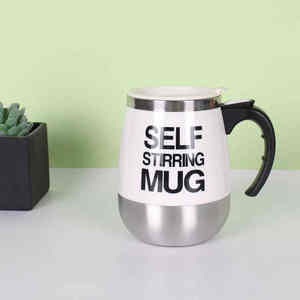 Taza Eléctrica de Acero Inoxidable para Café/Té con Leche, Totalmente Automática, Tapa Antiderrames, Aislamiento al Vacío, Diseño Portátil, Logotipo Personalizado, Regalo - Product Image 1