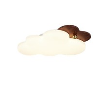 Plafonnier LED en forme de nuage de style médiéval, contrôle Tmall Genie, trois couleurs réglables, CRI 95 élevé ; chambre d'enfant, chambre à coucher
