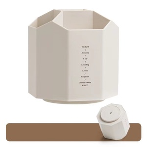 Ưa Thích Nhựa Trang Điểm Lưu Trữ Tổ Chức 5 Lưới Khe Cắm Bút Chì Chủ Đứng Vuông Bàn Bàn Tổ Chức Tiêm Kỹ Thuật - Product Image 6