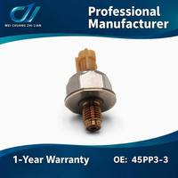Sensor de presión de combustible Common Rail 45PP3-3 250MPa para Nissan Navara D40 Pathfinder 2.5 YD25 Ford Transit Fiat Ducato