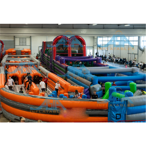 Castillo de salto gigante más grande del mundo pista de obstáculos inflable rebote para adultos y niños por el fabricante de fábrica de China - Product Image 2