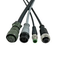Conector Eléctrico Impermeable M10 M12 M16, Macho y Hembra, IP68, 4 Núcleos, 5P 6P 7P 8P, Conjunto de Cables para Uso Industrial