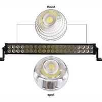 Nouvelle barre lumineuse LED pour voiture de 22 pouces, 120W, 12V, 6000LM, double rangée, pour le toit des camions tout-terrain