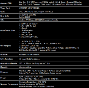 <strong>Gaming</strong> PC Intel Core I5 4430 3210M HD DVI Mini <strong>Computer</strong> PC <strong>with</strong> GTX1050TI 4G/GT 1030 2G Dedicated <strong>Graphic</strong> - Product Image 6