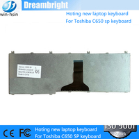 Clavier d'ordinateur portable en espagnol (SP) pour Toshiba L655 C650, clavier de remplacement interne noir