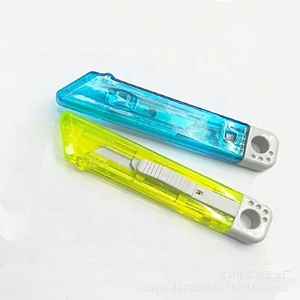 Cutter de sécurité DIY avec fonction rétractable, ouvre-sangles et ouvre-cartons, personnalisable, OEM - Product Image 2