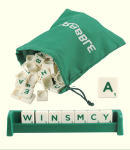 Jeu éducatif multijoueur d'orthographe de l'alphabet anglais avec sac de rangement en plastique pour l'exercice cérébral préscolaire - Product Image 4