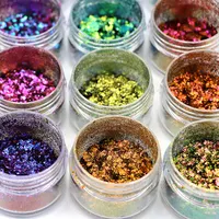 Mica Glitter Flake Pigment for Eyeshadow, Face Makeup