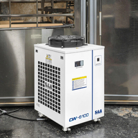 CW-6100 de gravure de découpe laser Co2 nouveau refroidisseur d'eau industriel avec contrôle de basse température longueur d'onde de petite taille 1064nm