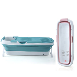 <span class=keywords><strong>Baignoire</strong></span> portable de haute qualité avec couvercle 156CM en plastique TPE <span class=keywords><strong>Baignoire</strong></span> pliable autoportante pour adulte - Product Image 5
