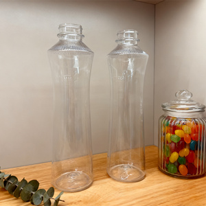 Chinesische langlebige umwelt freundliche <span class=keywords><strong>PET</strong></span>-Plastik flaschen für Getränke gewürz öl verpackungen mit kunden spezifischen Farben - Product Image 1