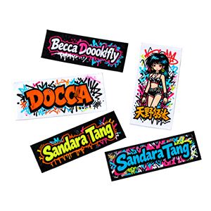 ป้ายผ้าทอสำหรับเสื้อผ้า ผลิตในไต้หวัน เป็นมิตรกับสิ่งแวดล้อม ป้ายทอสำหรับแบรนด์แฟชั่น - Product Image 1