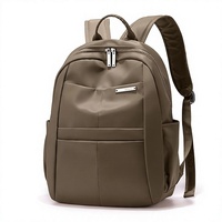 Sac à dos pour ordinateur portable grande capacité en jean coloré imperméable avec fermeture éclair, doublure en polyester, idéal pour les activités de plein air, les déplacements professionnels et les voyages décontractés