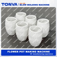 Machine de fabrication de pots de plantation en plastique de haute qualité, souffleur de pots d'intérieur, accumulateur de pots, moulage par soufflage