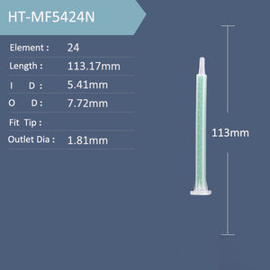 Puntas Mezcladoras de Adhesivo Epoxi 6412, Sistema de Mezcla Estática, 12 Elementos, 6.38 para Cartuchos de Jeringa de Sistema 1:1 de 50 ml - Product Image 5