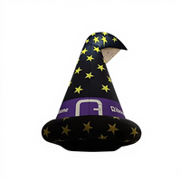 Lanterne gonflable chapeau de sorcier d'Halloween, sculpture gonflable, accessoires de décoration pour centres commerciaux et bars, grande présentation, ballons fantômes et araignées effrayants