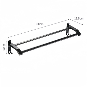 New Grey Stainless Steel Modern Design Wall Mount <strong>Towel</strong> Rack Bathroom <strong>Storage</strong> Shelving <strong>Units</strong> for Home Hotel Paper <strong>Towel</strong> Holder - Product Image 2