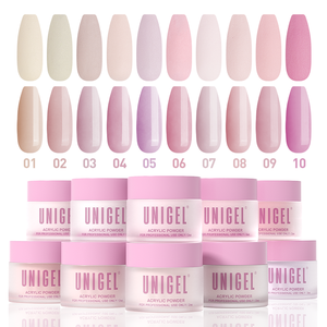 UNIGEL-polvo acrílico <span class=keywords><strong>2022</strong></span> personalizado, 3 en 1, cristal transparente, para <span class=keywords><strong>uñas</strong></span>, colores a granel - Product Image 4