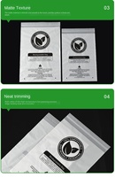 Sacs d'emballage en plastique blanc mat biodégradables et compostables à 100 %, écologiques, auto-scellants, personnalisés avec logo pour l'emballage de vêtements