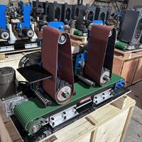 Machine de finition de surface, machine de débavurage et de polissage des métaux avec outil de polissage abrasif pour l'acier inoxydable