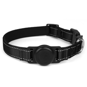 Collar para Mascotas con Soporte para <span class=keywords><strong>Airtag</strong></span>, Collar Elástico de Seguridad para Mascotas con Soporte para <span class=keywords><strong>Airtag</strong></span>, Ligero, Fácil de Instalar y Ajustar para Gatos - Product Image 1