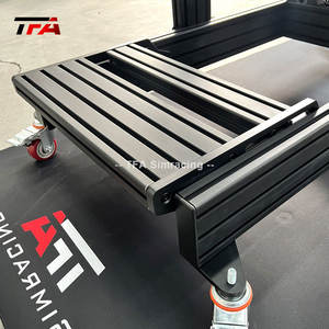 Simulatore di smontaggio rapido meccanismo senza strumenti per telaio della cabina di pilotaggio per un facile trasporto e conservazione in prodotti sportivi e di intrattenimento - Product Image 6